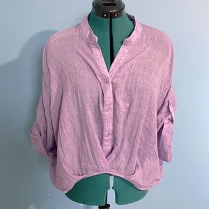 Oversized Lilac Blouse